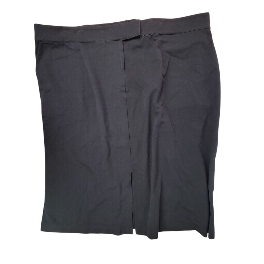 Universal Standard Black Pull-on Knee Length Skirt Size XL 26/28 Office Pencil